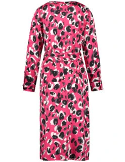 Taifun Midikleid Mit Bindegürtel -Gerry Stil Geschaft midikleid mit bindeguertel 03