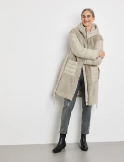 Gerry Weber Modischer Mantel Mit Material-Patch 11 Gerry Weber Modischer Mantel Mit Material-Patch -Gerry Stil Geschaft modischer mantel mit material patch 102