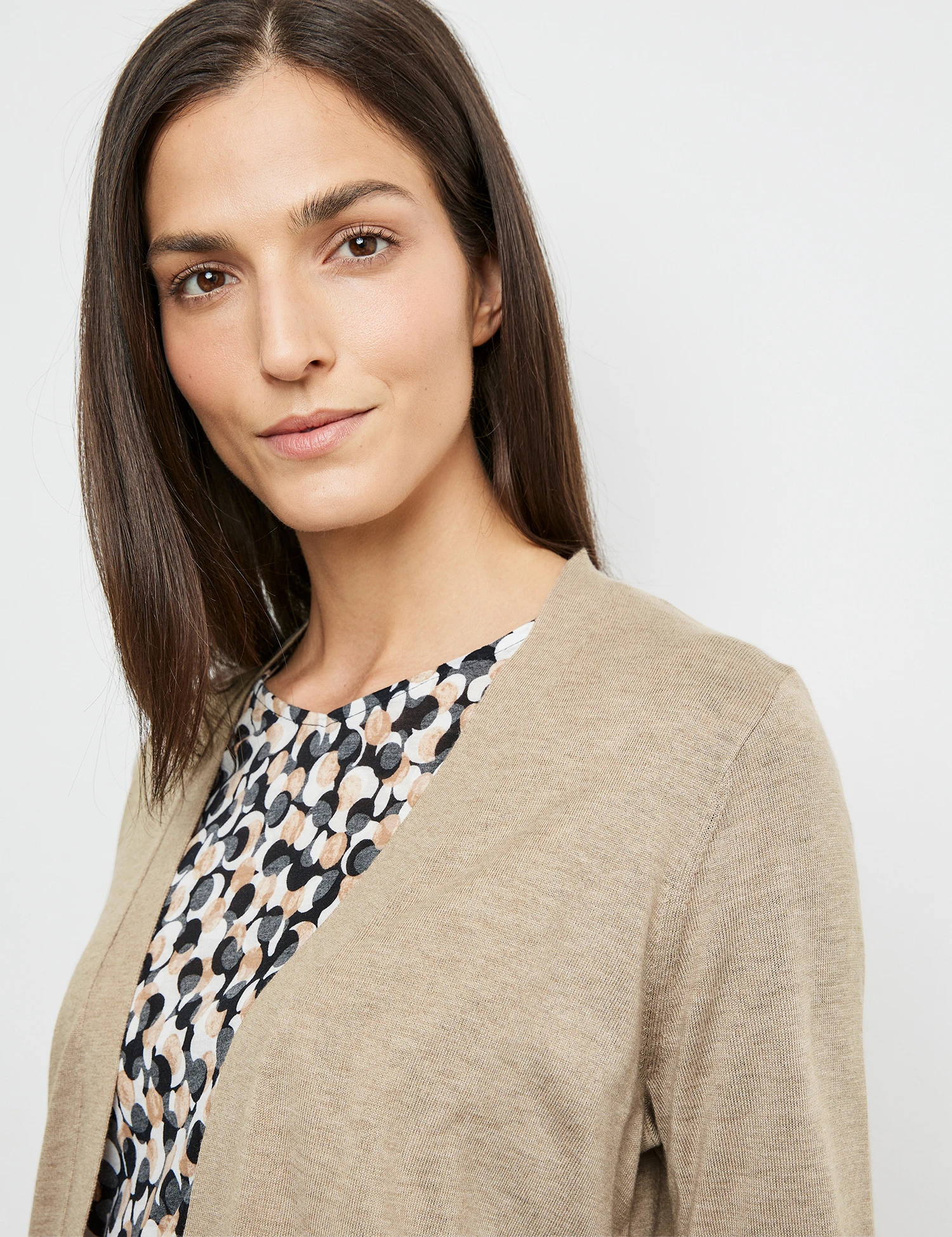 Gerry Weber Offene Strickjacke Mit Kaschmiranteil 4 Gerry Weber Offene Strickjacke Mit Kaschmiranteil – Bild 4