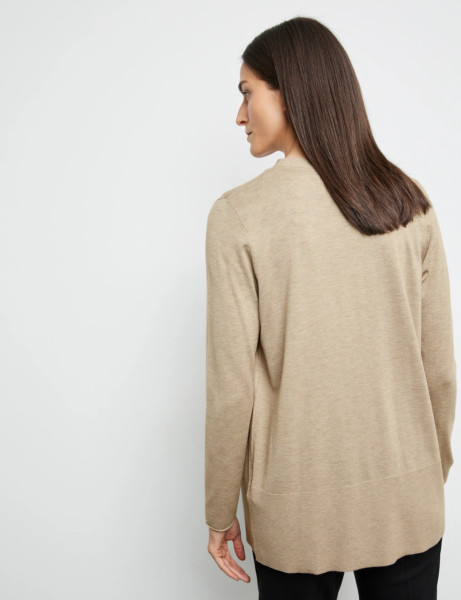 Gerry Weber Offene Strickjacke Mit Kaschmiranteil 6 Gerry Weber Offene Strickjacke Mit Kaschmiranteil – Bild 6