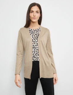 Gerry Weber Offene Strickjacke Mit Kaschmiranteil