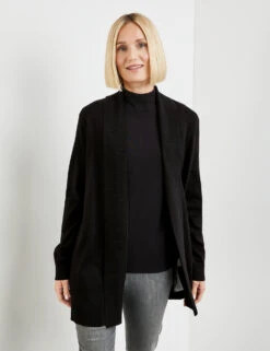 Gerry Weber Offener Cardigan Mit Rippstrick
