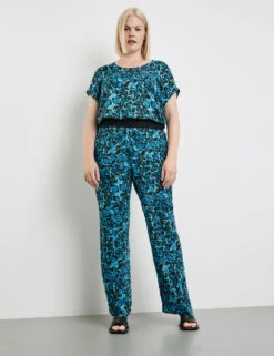 Palazzohose Mit Print Carlotta