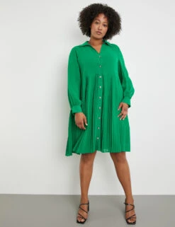 Plisseekleid Mit Unterkleid