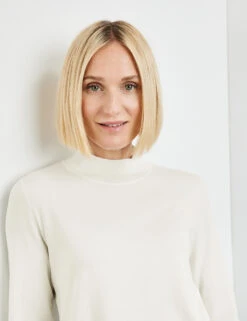 Gerry Weber Pullover Aus Feinstrick Mit Turtleneck -Gerry Stil Geschaft pullover aus feinstrick mit turtleneck 100