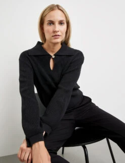 Taifun Pullover Aus Nachhaltigem Baumwoll-Strick 11 Taifun Pullover Aus Nachhaltigem Baumwoll-Strick -Gerry Stil Geschaft pullover aus nachhaltigem baumwoll strick 102