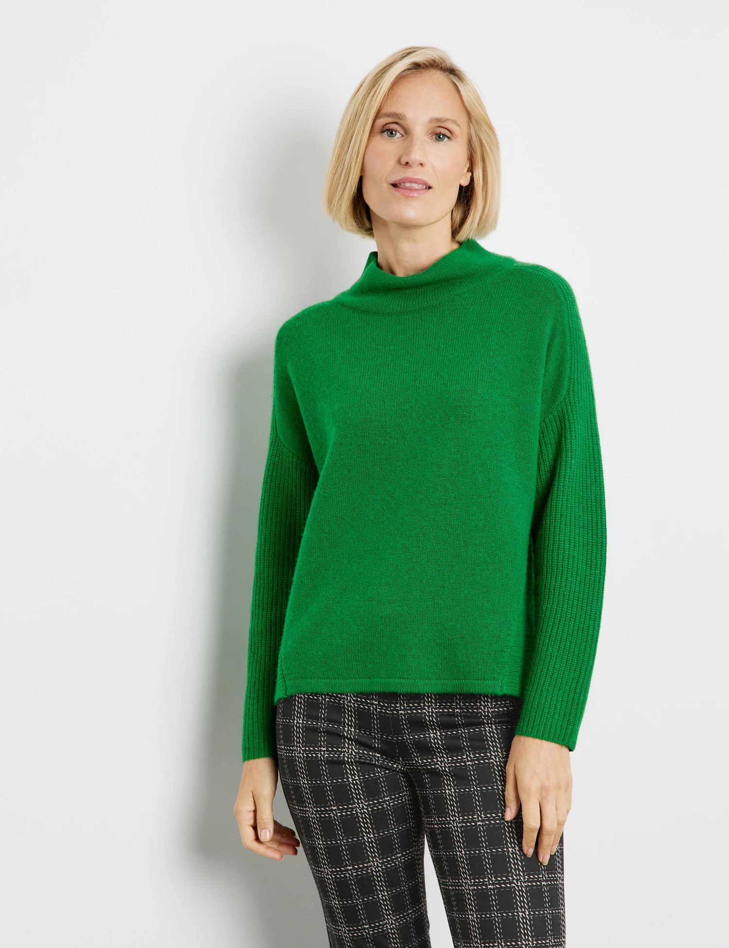 Gerry Weber Pullover Aus Strick-Mix Und Kaschmiranteil 1 Gerry Weber Pullover Aus Strick-Mix Und Kaschmiranteil