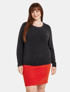 Pullover Aus Wärmendem Strick -Gerry Stil Geschaft pullover aus waermendem strick 01