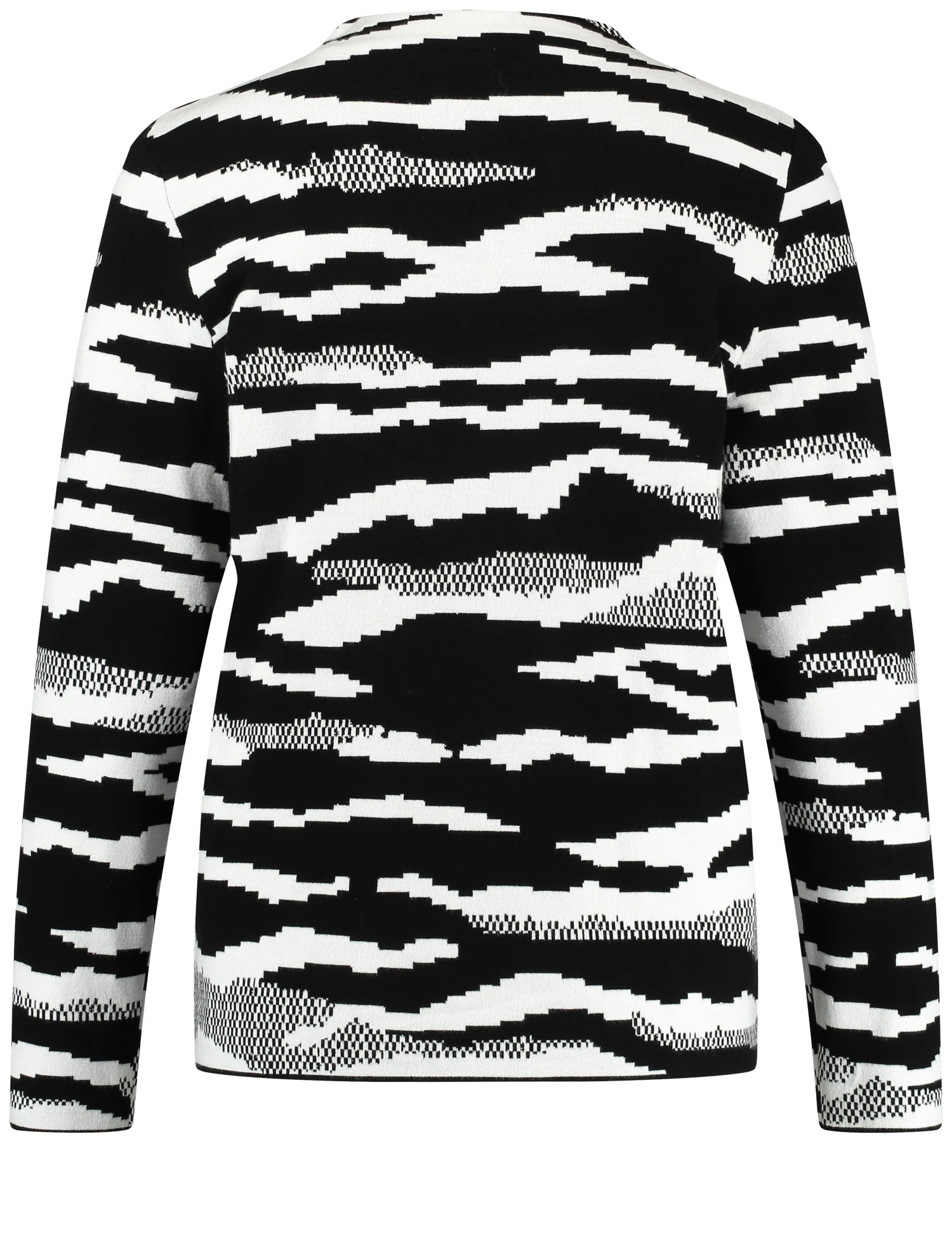 Gerry Weber Pullover In Jaquard-Strick Mit Kurzem Stehkragen 3 Gerry Weber Pullover In Jaquard-Strick Mit Kurzem Stehkragen – Bild 3