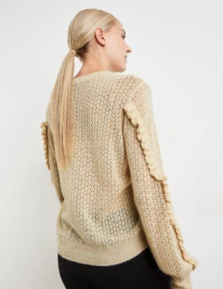 Taifun Pullover Mit Ajourmuster 12 Taifun Pullover Mit Ajourmuster -Gerry Stil Geschaft pullover mit ajourmuster 104