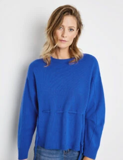 Taifun Pullover Mit Bändchen-Dekor