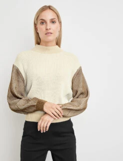 Taifun Pullover Mit Colourblocking