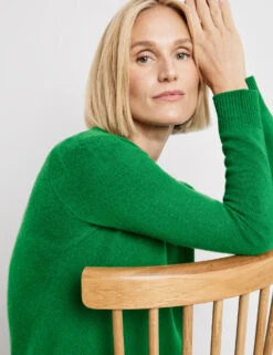 Gerry Weber Pullover Mit Dekorativem Strickmuster -Gerry Stil Geschaft pullover mit dekorativem strickmuster 100