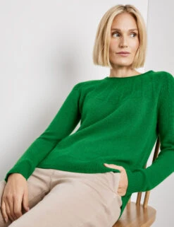 Gerry Weber Pullover Mit Dekorativem Strickmuster -Gerry Stil Geschaft pullover mit dekorativem strickmuster 102