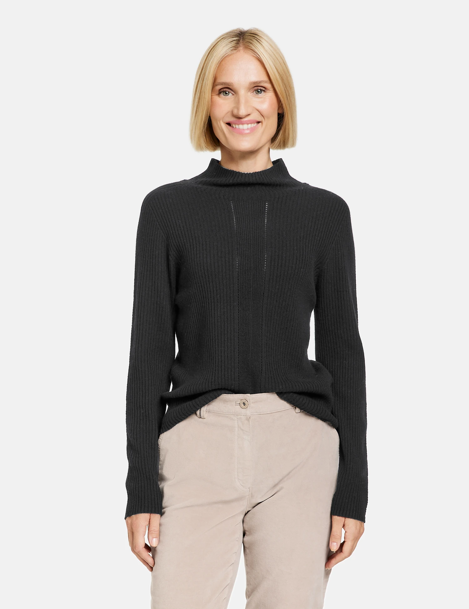 Gerry Weber Pullover Mit Kaschmiranteil Und Dekorativer Teilungsnaht 7 Gerry Weber Pullover Mit Kaschmiranteil Und Dekorativer Teilungsnaht – Bild 7