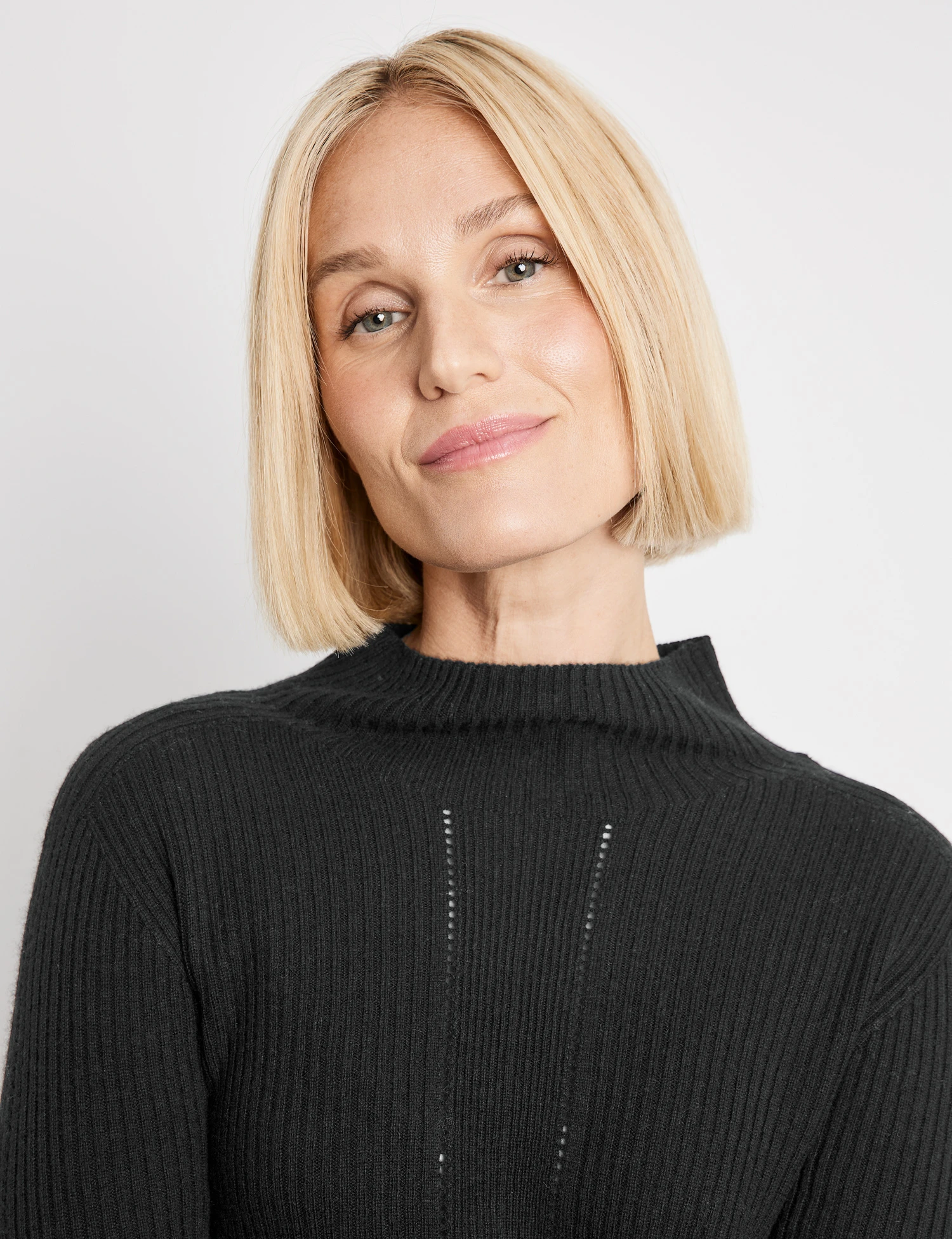 Gerry Weber Pullover Mit Kaschmiranteil Und Dekorativer Teilungsnaht 4 Gerry Weber Pullover Mit Kaschmiranteil Und Dekorativer Teilungsnaht – Bild 4