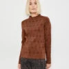 Gerry Weber Pullover Mit Kurzem Stehkragen Und Jacquard-Muster