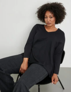 Pullover Mit Leo-Einsatz Im Rücken 11 Pullover Mit Leo-Einsatz Im Rücken -Gerry Stil Geschaft pullover mit leo einsatz im ruecken 102