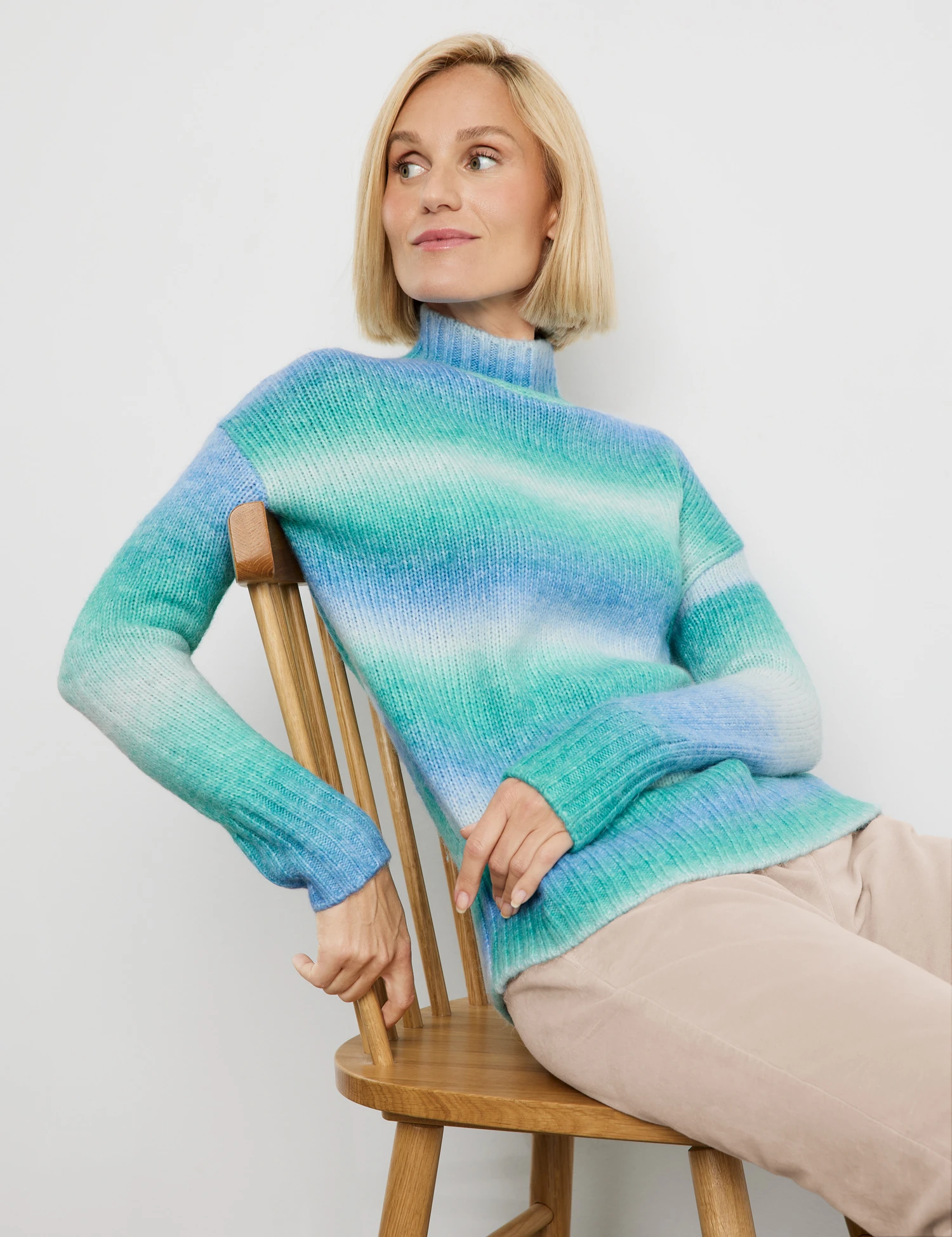 Gerry Weber Pullover Mit Stehkragen Und Wollanteil 5 Gerry Weber Pullover Mit Stehkragen Und Wollanteil – Bild 5