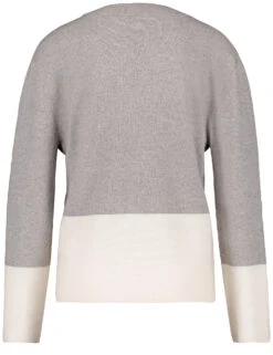 Gerry Weber Pullover Mit Strick-Patch Und Kaschmiranteil -Gerry Stil Geschaft pullover mit strick patch und kaschmiranteil 03