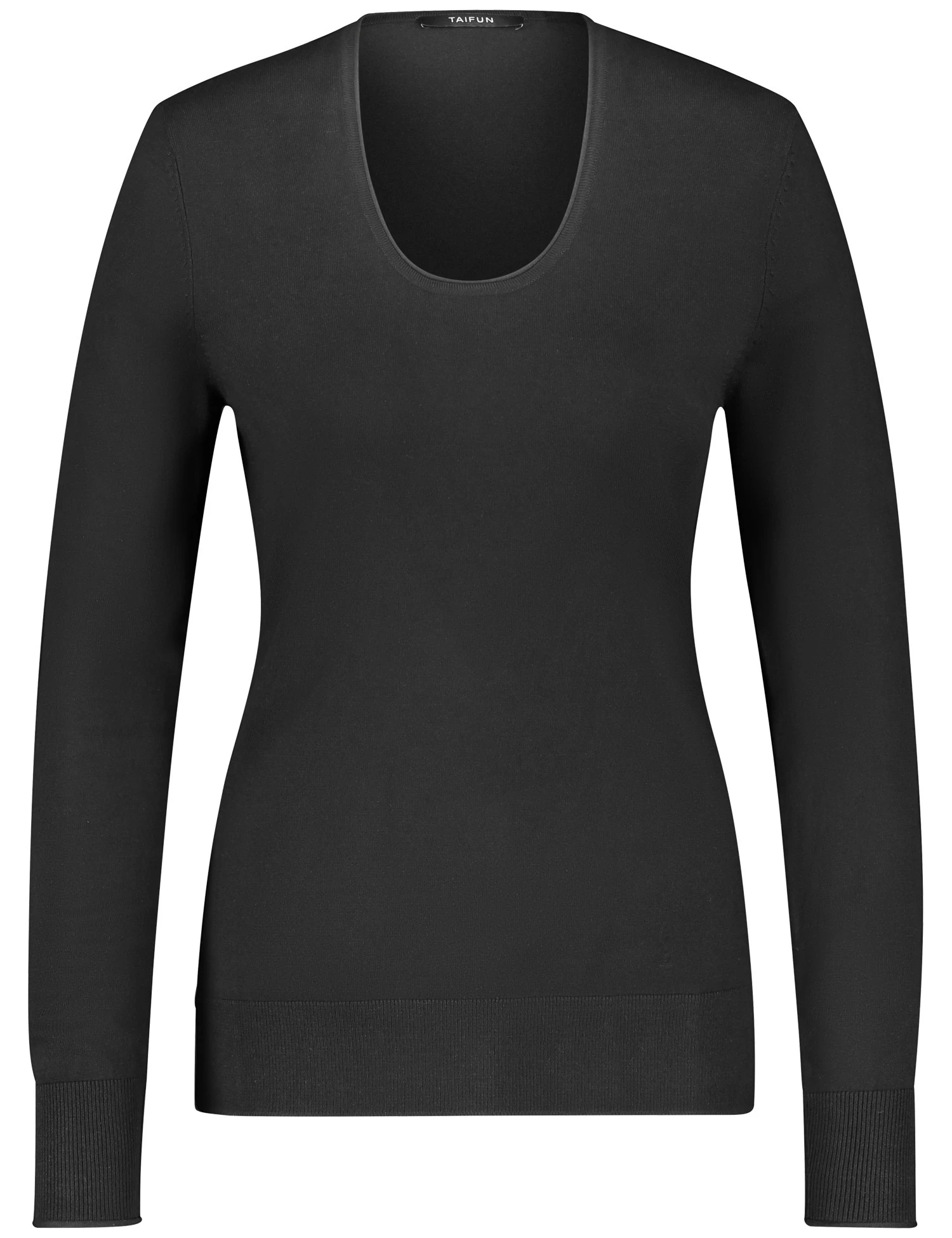 Taifun Pullover Mit Tiefrundem Ausschnitt 2 Taifun Pullover Mit Tiefrundem Ausschnitt – Bild 2