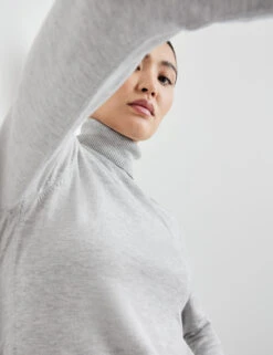 Taifun Rollkragenpullover Aus Feinstrick -Gerry Stil Geschaft rollkragenpullover aus feinstrick 100