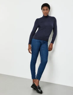 Gerry Weber Rollkragenpullover Mit Strickdetail -Gerry Stil Geschaft rollkragenpullover mit strickdetail 102