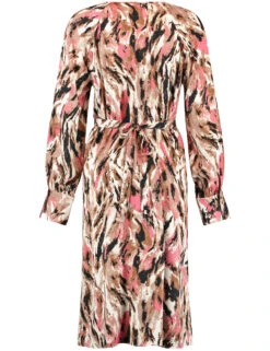 Taifun Satin-Kleid Mit Taillenband -Gerry Stil Geschaft satin kleid mit taillenband 03