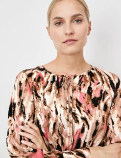 Taifun Satin-Kleid Mit Taillenband -Gerry Stil Geschaft satin kleid mit taillenband 100