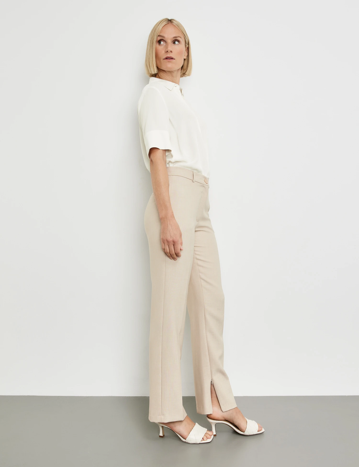 Gerry Weber Schicke Hose Mit Reißverschluss Am Saum 5 Gerry Weber Schicke Hose Mit Reißverschluss Am Saum – Bild 5