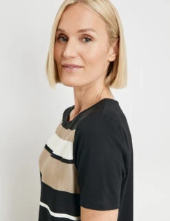 Gerry Weber Schickes Blusenshirt Aus Material-Patch 10 Gerry Weber Schickes Blusenshirt Aus Material-Patch -Gerry Stil Geschaft schickes blusenshirt aus material patch 100