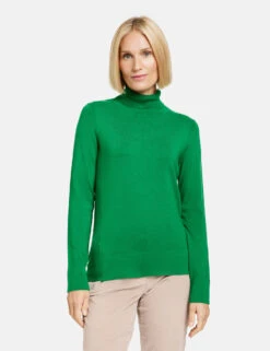 Gerry Weber Schlichter Rollkragenpullover Mit Rippstrick-Details 13 Gerry Weber Schlichter Rollkragenpullover Mit Rippstrick-Details -Gerry Stil Geschaft schlichter rollkragenpullover mit rippstrick details 01