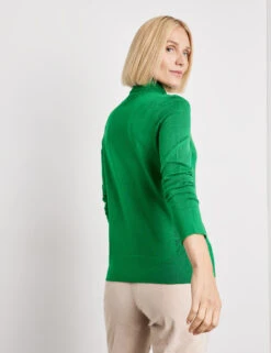 Gerry Weber Schlichter Rollkragenpullover Mit Rippstrick-Details 12 Gerry Weber Schlichter Rollkragenpullover Mit Rippstrick-Details -Gerry Stil Geschaft schlichter rollkragenpullover mit rippstrick details 104