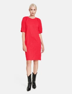 Taifun Schlichtes Jerseykleid Mit Weitem Raglanärmel -Gerry Stil Geschaft schlichtes jerseykleid mit weitem raglanaermel 01