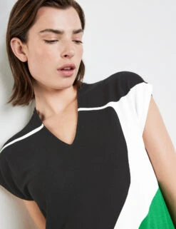 Taifun Shirt Mit Frontprint -Gerry Stil Geschaft shirt mit frontprint 100