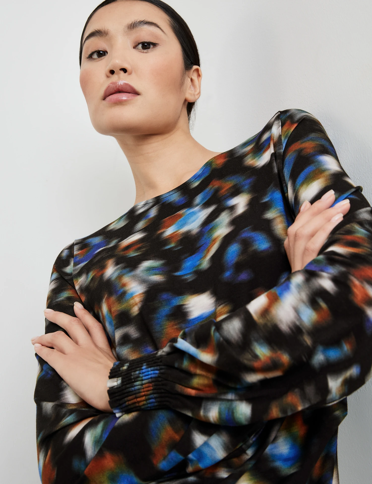 Taifun Shirt Mit Gesmokten Ärmelenden 4 Taifun Shirt Mit Gesmokten Ärmelenden – Bild 4