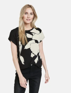 Taifun Shirt Mit Print -Gerry Stil Geschaft shirt mit print 01