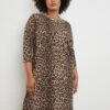 Shirtkleid Mit Animal-Print