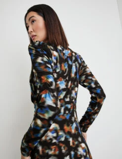 Taifun Shirtkleid Mit Puffärmeln -Gerry Stil Geschaft shirtkleid mit puffaermeln 104