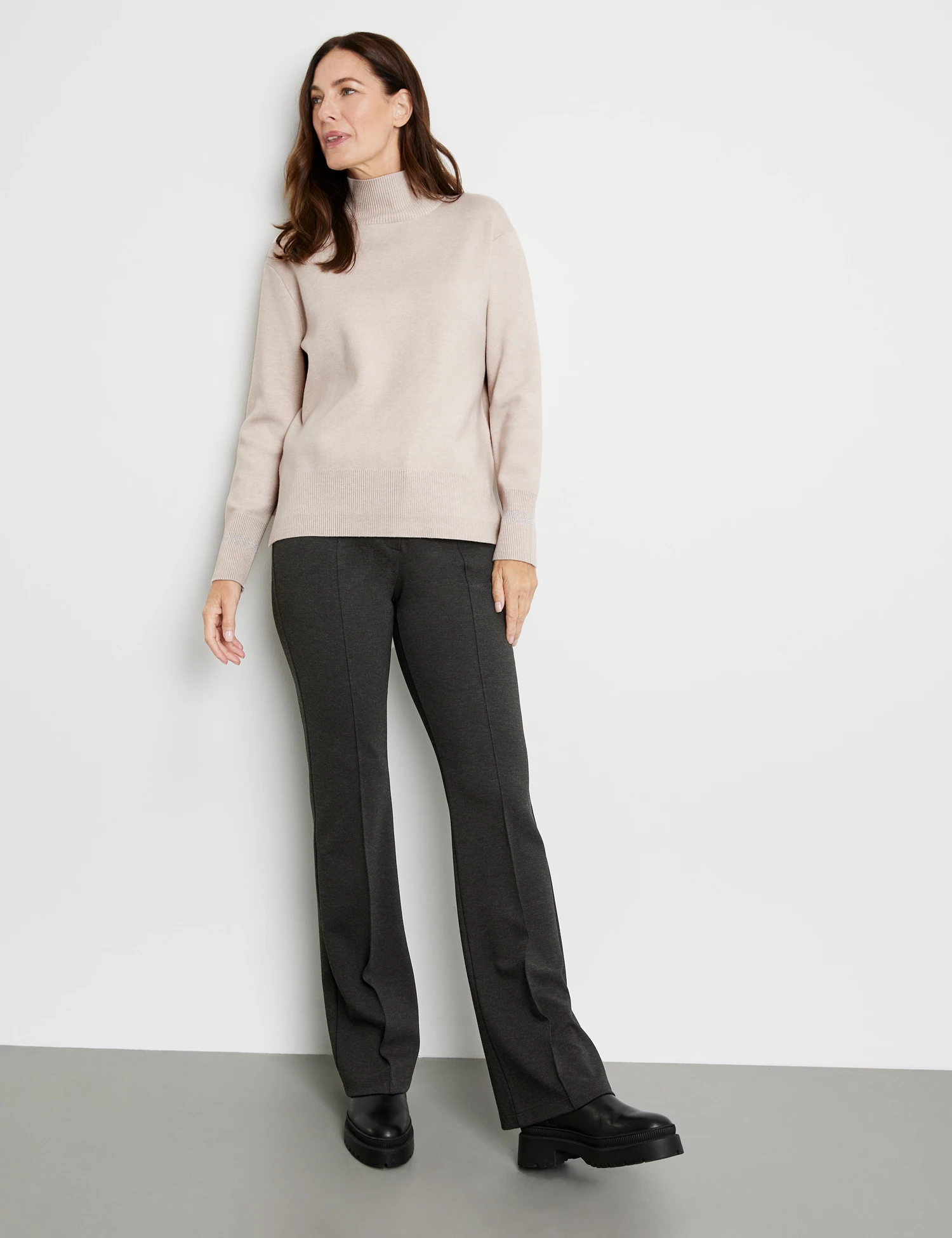 Gerry Weber Softer Pullover Mit Turtleneck Und Verlängertem Rückenteil 5 Gerry Weber Softer Pullover Mit Turtleneck Und Verlängertem Rückenteil – Bild 5