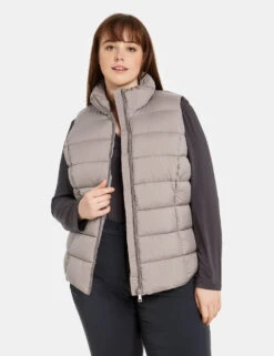 Steppweste Mit Stehkragen -Gerry Stil Geschaft steppweste mit stehkragen 01