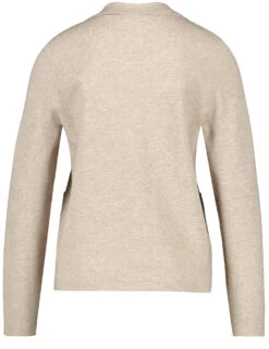 Gerry Weber Strickjacke Aus Feinstrick Mit Kragen -Gerry Stil Geschaft strickjacke aus feinstrick mit kragen 03