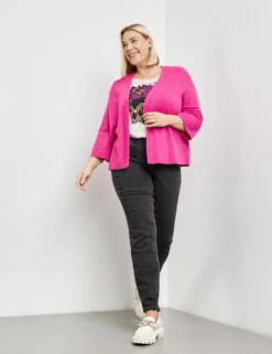 Strickjacke Mit 3/4 Arm 11 Strickjacke Mit 3/4 Arm -Gerry Stil Geschaft strickjacke mit 34 arm 102