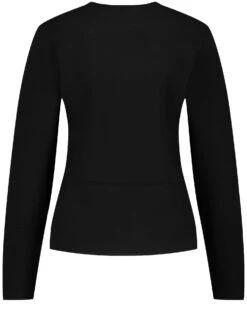 Gerry Weber Strickjacke Mit Asymmetrischem Reißverschluss -Gerry Stil Geschaft strickjacke mit asymmetrischem reissverschluss 03
