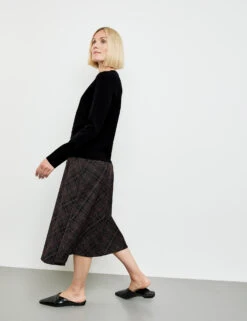 Gerry Weber Strickjacke Mit Asymmetrischem Reißverschluss -Gerry Stil Geschaft strickjacke mit asymmetrischem reissverschluss 102