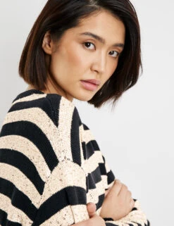 Taifun Strickkleid Mit Pailletten -Gerry Stil Geschaft strickkleid mit pailletten 100