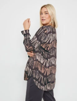 Tunika Aus Nachhaltiger Viskose 12 Tunika Aus Nachhaltiger Viskose -Gerry Stil Geschaft tunika aus nachhaltiger viskose 104