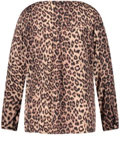 Tunika Mit Leo-Print -Gerry Stil Geschaft tunika mit leo print 03