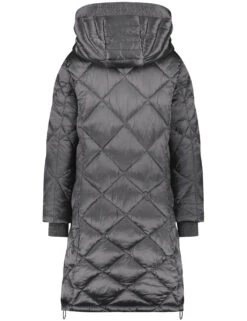 Gerry Weber Wattierter Mantel Mit Großer Kapuze Und Fake Fur -Gerry Stil Geschaft wattierter mantel mit grosser kapuze und fake fur 03