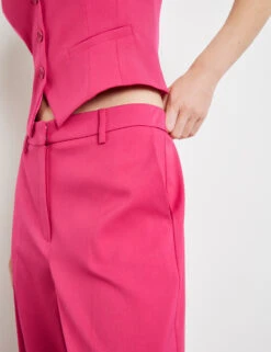 Taifun Weite Hose Mit Bügelfalten Wide Leg 7 Taifun Weite Hose Mit Bügelfalten Wide Leg -Gerry Stil Geschaft weite hose mit buegelfalten wide leg 100